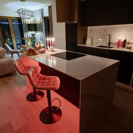 Ceglana Park Premium -2 Luksusowe Sypialnie, Parking , 80m2 Daire Katoviçe