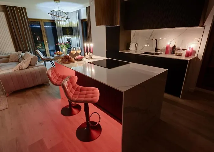 Ceglana Park Premium -2 Luksusowe Sypialnie, Parking , 80m2 アパート カトヴィツェ