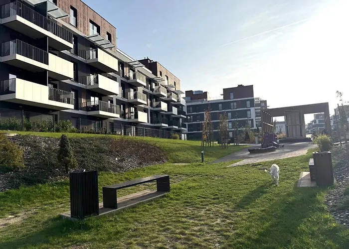 アパート Ceglana Park Premium -2 Luksusowe Sypialnie, Parking , 80m2